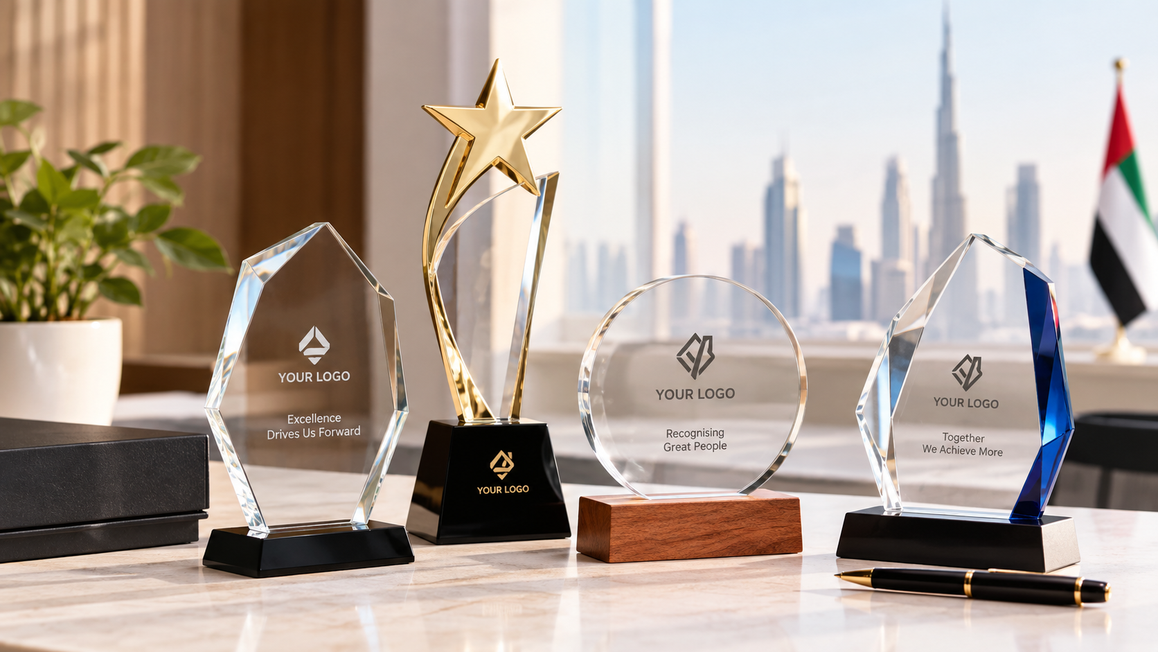 Custom Awards With Logo
